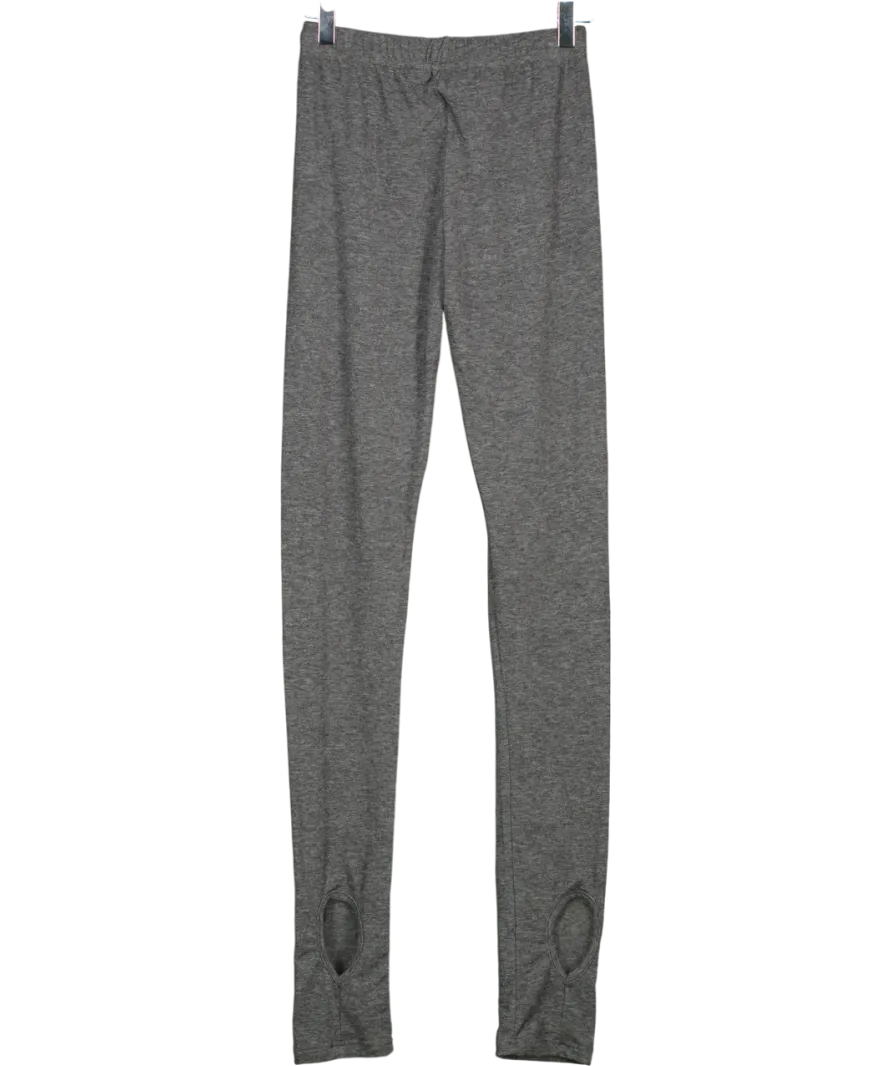 FRANKIE SHOP Grey Alondra Wool Blend Leggings UK XS/S